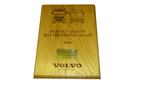 Laser engraved wooden award plaque