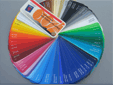 Vinyl colour matching swatch