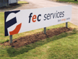 Post mounted sign