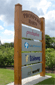 Custom made oak sign