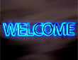 Halo effect illuminated sign