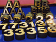 Custom made lettering