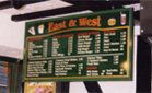 Magnetic menu